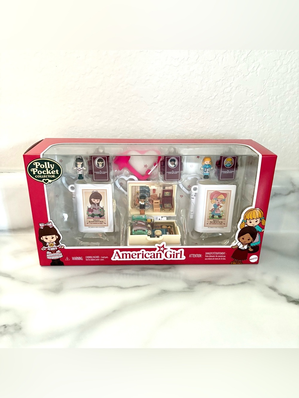 American Girl Polly Pocket Collector Playset - Samantha Josefina Kirsten